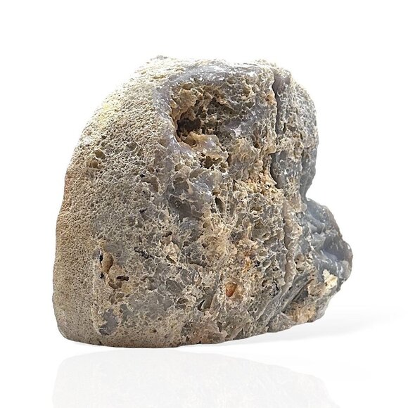 Agate Bookends Crystal Geode Center Natural Stone Book End Bookshelf Decor (FQ) - Picture 15 of 16